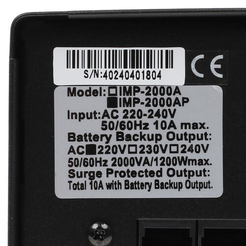 Купить ИБП Powercom IMPERIAL IMP-2000AP  6717079. Характеристики, отзывы и цены в Донецке