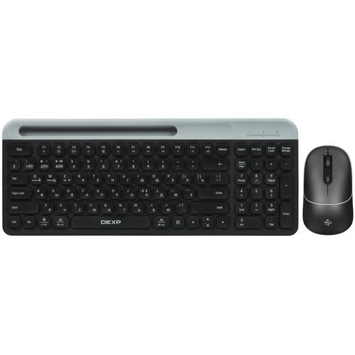 Купить Клавиатура+мышь беспроводная   DEXP KY-6290 черный  5407613. Характеристики, отзывы и цены в Донецке