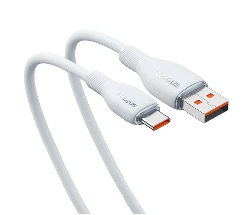 Купить Кабель круглый Baseus USB Type-C - USB 2.0 Type-A белый 1.2 м  9260764. Характеристики, отзывы и цены в Донецке