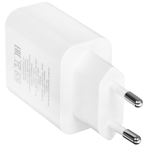 Купить Сетевое зарядное устройство DEXP CW232A-1 белый  9162076. Характеристики, отзывы и цены в Донецке