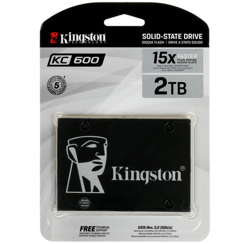 Купить 2048 ГБ 2.5" SATA накопитель Kingston KC600 [SKC600/2048G]  5055510. Характеристики, отзывы и цены в Донецке