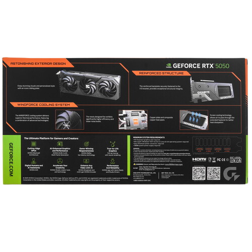 Купить Видеокарта GIGABYTE GeForce RTX 5050 GAMING OC  5633566. Характеристики, отзывы и цены в Донецке