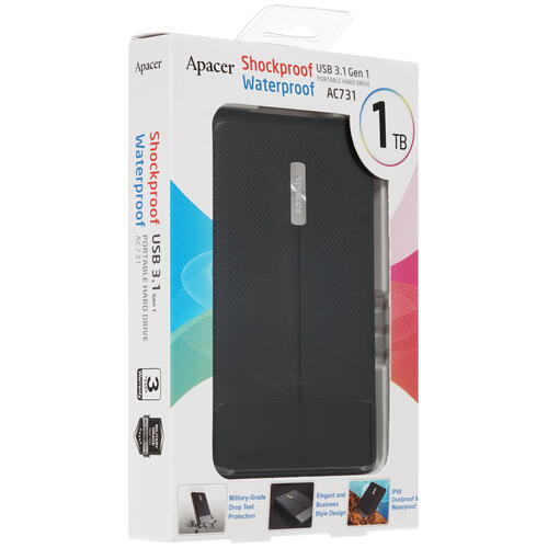 Купить 1 ТБ Внешний HDD Apacer AC731  1369394. Характеристики, отзывы и цены в Донецке