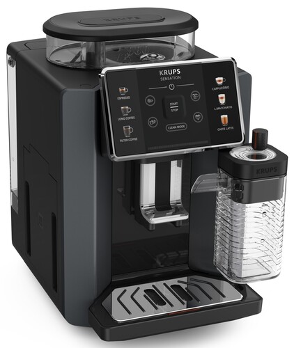 Купить Кофемашина автоматическая KRUPS Sensation Milk EA912B10 черный  5628307. Характеристики, отзывы и цены в Донецке
