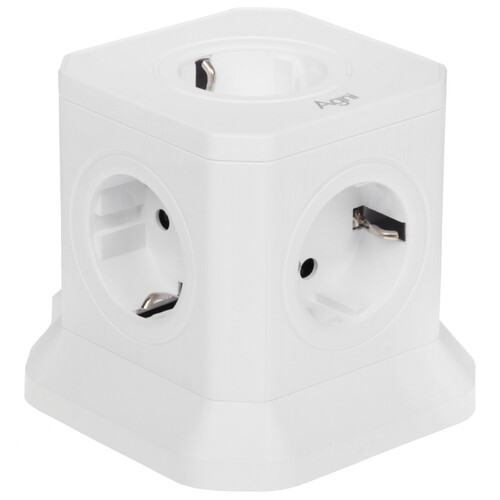 Купить Сетевой фильтр AGNI TP-VE4U5E белый  9289286. Характеристики, отзывы и цены в Донецке