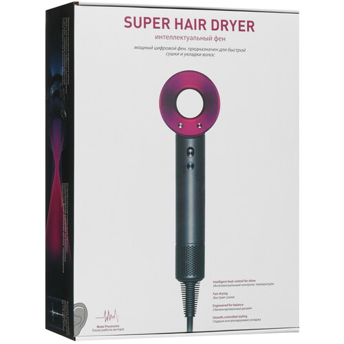 Купить Фен SenCiciMen Super hair dryer HD-08 розовый/золотистый  5480935. Характеристики, отзывы и цены в Донецке