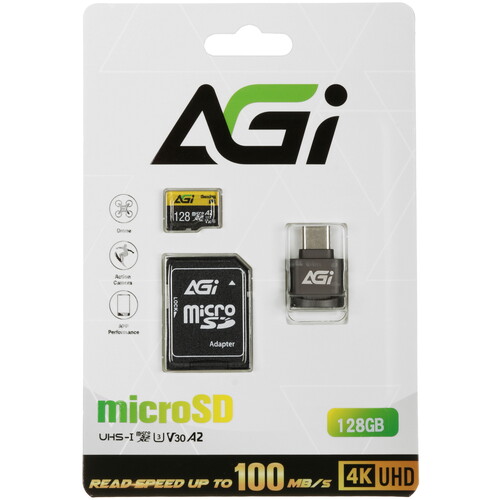 Купить Карта памяти AGI TF138 microSDXC 128 ГБ  5471006. Характеристики, отзывы и цены в Донецке