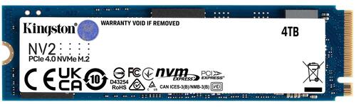 Купить 4000 ГБ M.2 NVMe накопитель Kingston NV2 [SNV2S/4000G]  5425558. Характеристики, отзывы и цены в Донецке