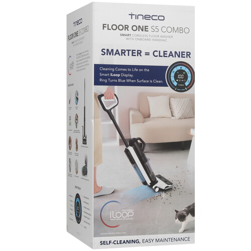 Купить Моющий пылесос  вертикальный  Tineco Floor One S5 Combo  серый  5495168. Характеристики, отзывы и цены в Донецке