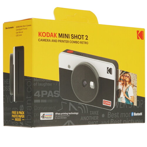 Купить Фотоаппарат моментальной печати Kodak Mini Shot Combo Retro 2 (C210R)  4789351. Характеристики, отзывы и цены в Донецке