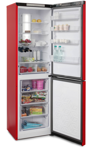 Купить Холодильник с морозильником   Бирюса H980NF красный  9185846. Характеристики, отзывы и цены в Донецке