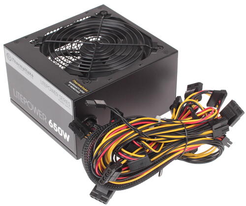 Купить Блок питания Thermaltake Litepower 650W [LTP-0650-2]  1065861. Характеристики, отзывы и цены в Донецке