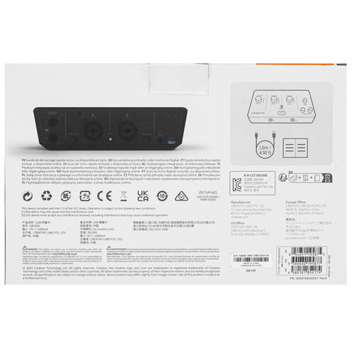 Купить Внешняя звуковая карта Creative Live! Audio A3  9046193. Характеристики, отзывы и цены в Донецке