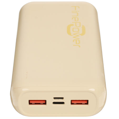 Купить Портативный аккумулятор FinePower Jacked II бежевый  5404384. Характеристики, отзывы и цены в Донецке