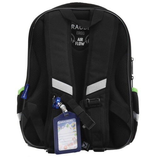 Купить Рюкзак BRAUBERG QUADRO Tyrannosaur черный  9128321. Характеристики, отзывы и цены в Донецке