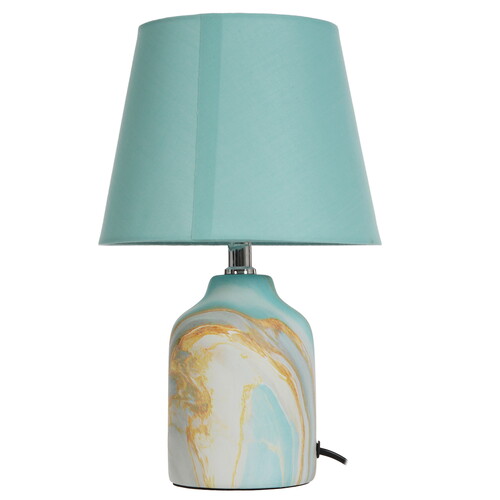 Купить Настольный светильник RISALUX Жаклин голубой  9176730. Характеристики, отзывы и цены в Донецке