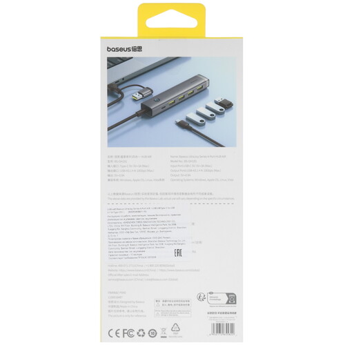 Купить USB-разветвитель Baseus UltraJoy Series HUB  5488066. Характеристики, отзывы и цены в Донецке