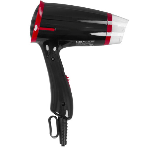 Купить Фен LEBEN 259-128 черный/красный  9237171. Характеристики, отзывы и цены в Донецке