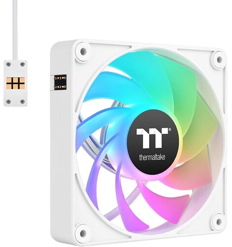 Купить Комплект реверсных вентиляторов Thermaltake CT120 EX Reverse ARGB Sync White [CL-F194-PL12SW-A]  5462168. Характеристики, отзывы и цены в Донецке