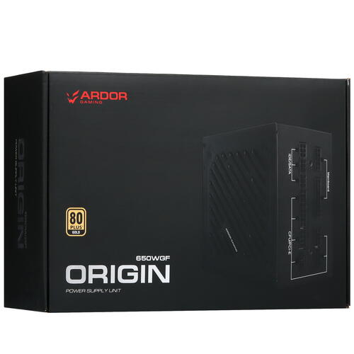 Купить Блок питания ARDOR GAMING ORIGIN 650WGF  черный  9031865. Характеристики, отзывы и цены в Донецке