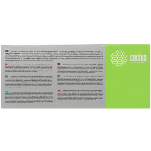 Купить Картридж лазерный Cactus CS-TK360 черный, с чипом  7937182. Характеристики, отзывы и цены в Донецке