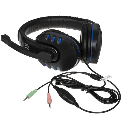 Купить Проводные наушники Defender Warhead G-160 синий 2014  5463199. Характеристики, отзывы и цены в Донецке