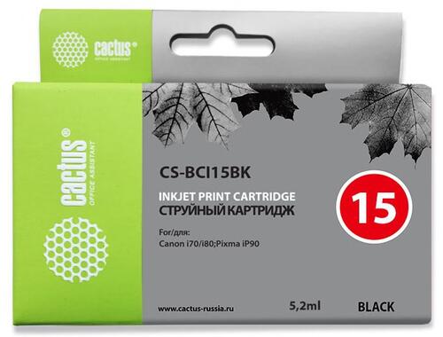 Купить Картридж Cactus CS-BCI15BK черный  7932949. Характеристики, отзывы и цены в Донецке