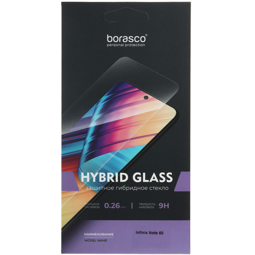 Купить Защитное гибридное стекло BoraSCO для экрана Infinix NOTE 60/ 60 Pro  9346247. Характеристики, отзывы и цены в Донецке