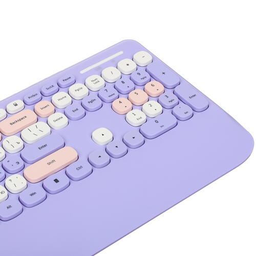 Купить Клавиатура+мышь беспроводная   DEXP SMK-679612AG фиолетовый  5410078. Характеристики, отзывы и цены в Донецке