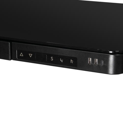 Купить Стол компьютерный Cactus CS-EGD-BBK черный  5353199. Характеристики, отзывы и цены в Донецке