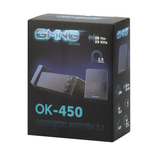 Купить Колонки Оклик OK-450 черный  5368302. Характеристики, отзывы и цены в Донецке