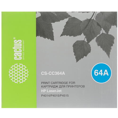 Купить Картридж лазерный Cactus CS-CC364A черный, с чипом  7939275. Характеристики, отзывы и цены в Донецке