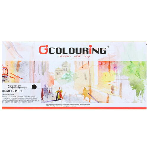 Купить Картридж лазерный Colouring CG-MLT-D105L черный  1377680. Характеристики, отзывы и цены в Донецке
