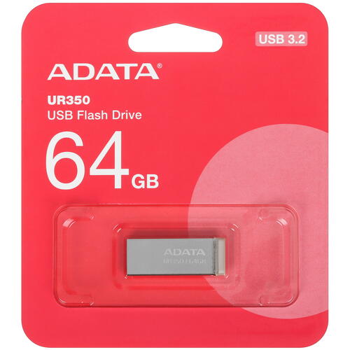 Купить Память USB Flash 64 ГБ Adata UR350 [UR350-64G-RSR/BG]  5444796. Характеристики, отзывы и цены в Донецке