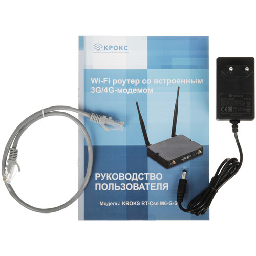Купить Роутер Kroks Rt-Cse m6-G-S  9306359. Характеристики, отзывы и цены в Донецке