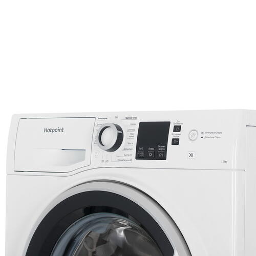 Купить Стиральная машина Hotpoint NUS 5015 S RU белый  9959134. Характеристики, отзывы и цены в Донецке