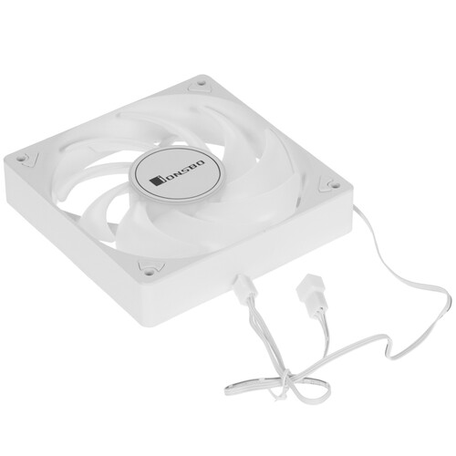 Купить Вентилятор JONSBO SL-120CW  белый  9197136. Характеристики, отзывы и цены в Донецке