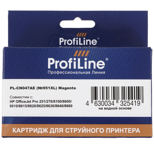 Купить Картридж ProfiLine PL-CN047AE (№951XL) пурпурный  9129094. Характеристики, отзывы и цены в Донецке
