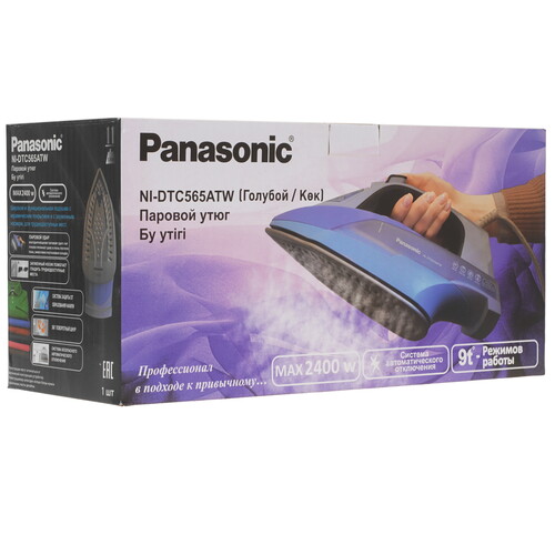 Купить Утюг Panasonic NI-DTC565ATW голубой  9231756. Характеристики, отзывы и цены в Донецке