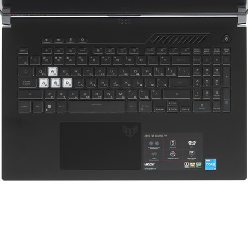 Купить 17.3" Ноутбук ASUS TUF Gaming F17 FX707ZC4-HX014 серый  5436426. Характеристики, отзывы и цены в Донецке