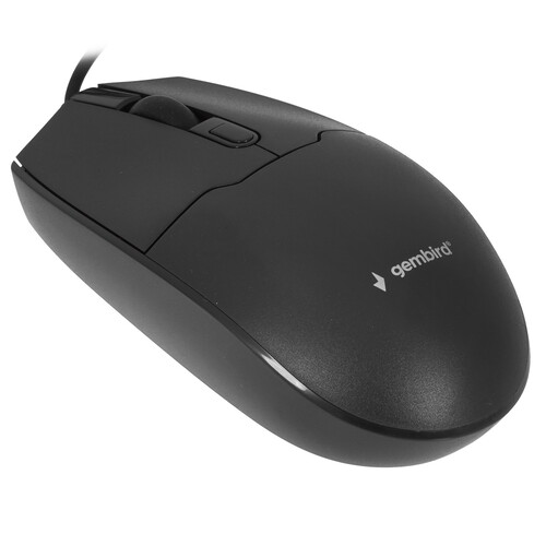 Купить Мышь проводная Gembird MOP-430  черный  4874922. Характеристики, отзывы и цены в Донецке