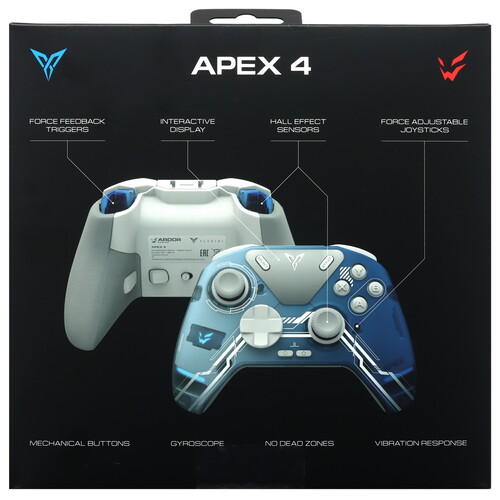 Купить Геймпад беспроводной/проводной ARDOR GAMING x Flydigi Apex 4 синий  9069717. Характеристики, отзывы и цены в Донецке