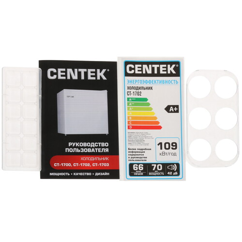Купить Холодильник компактный   Centek CT-1702 белый  8157893. Характеристики, отзывы и цены в Донецке