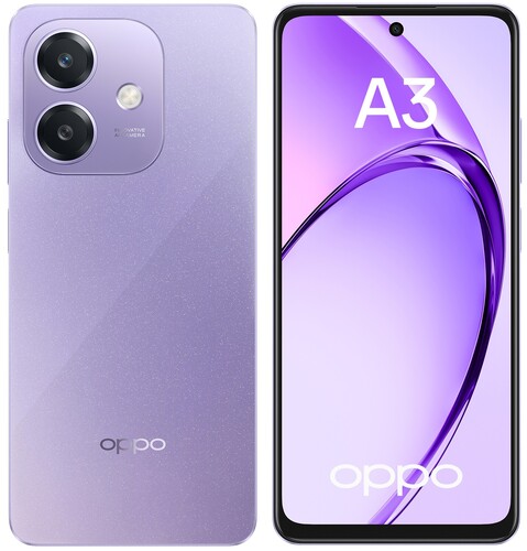 Купить 6.67" Смартфон OPPO A3 256 ГБ фиолетовый  5484656. Характеристики, отзывы и цены в Донецке