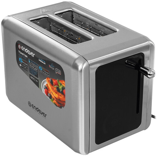 Купить Тостер Endever Skyline ST-125 серебристый  9190494. Характеристики, отзывы и цены в Донецке