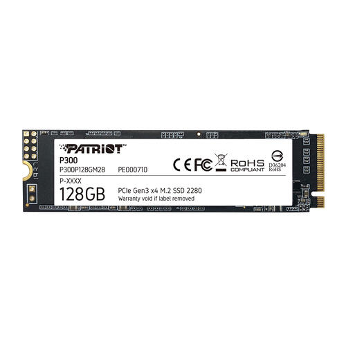 Купить 128 ГБ M.2 NVMe накопитель Patriot P300 [P300P128GM28]  1640880. Характеристики, отзывы и цены в Донецке