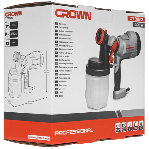 Купить Краскопульт CROWN CT31013  9274994. Характеристики, отзывы и цены в Донецке