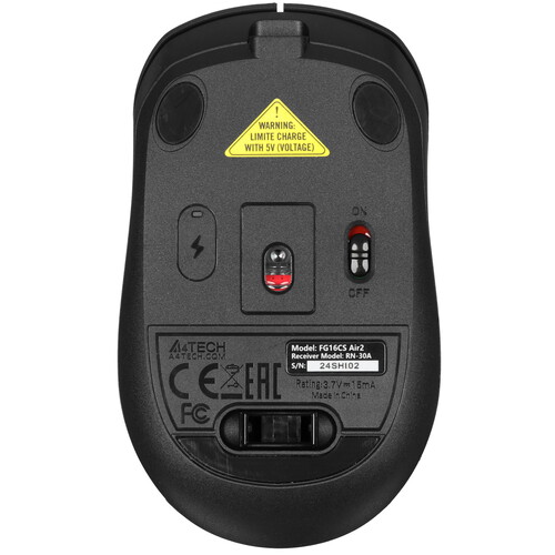 Купить Мышь беспроводная A4Tech Fstyler FG16CS Air 2  черный  5632900. Характеристики, отзывы и цены в Донецке
