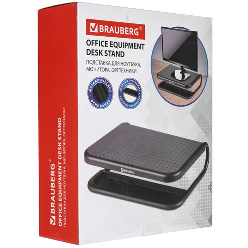 Купить Столик для ноутбука BRAUBERG 513790 черный  9163416. Характеристики, отзывы и цены в Донецке