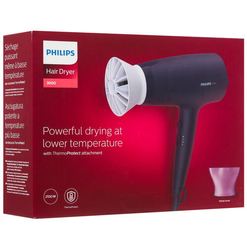 Купить Фен Philips BHD340/10 фиолетовый  5311688. Характеристики, отзывы и цены в Донецке